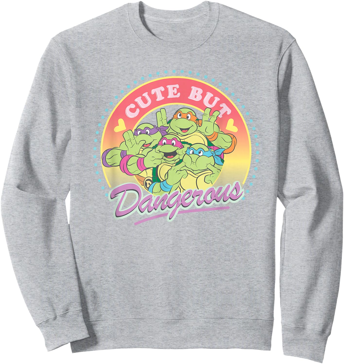 Teenage Mutant Ninja Turtles Cute But Dangerous Cartoon Sweatshirt - Sweatshirt | Ash