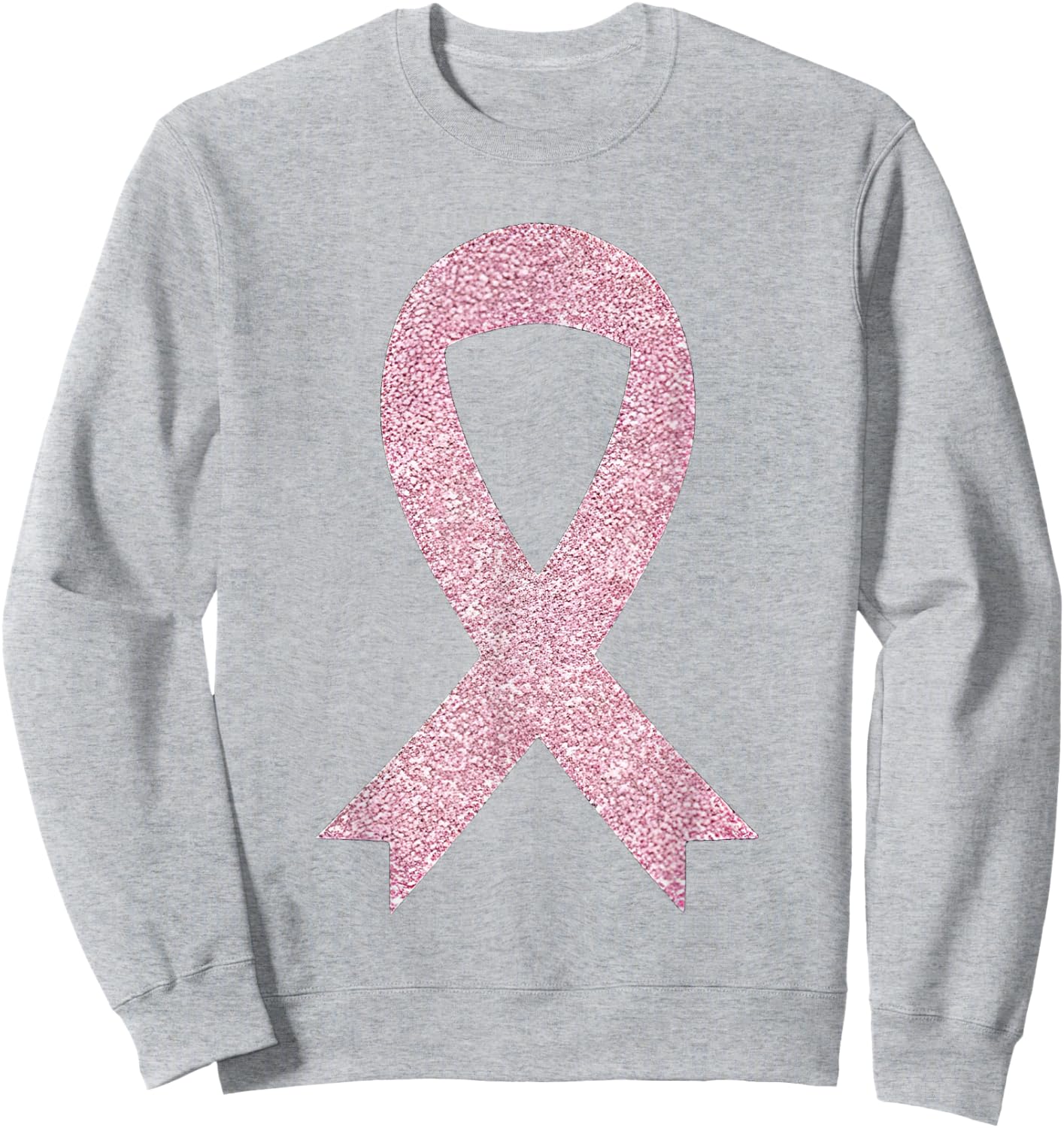 Breast Cancer Pink Ribbon Sweatshirt - Sweatshirt | Ash