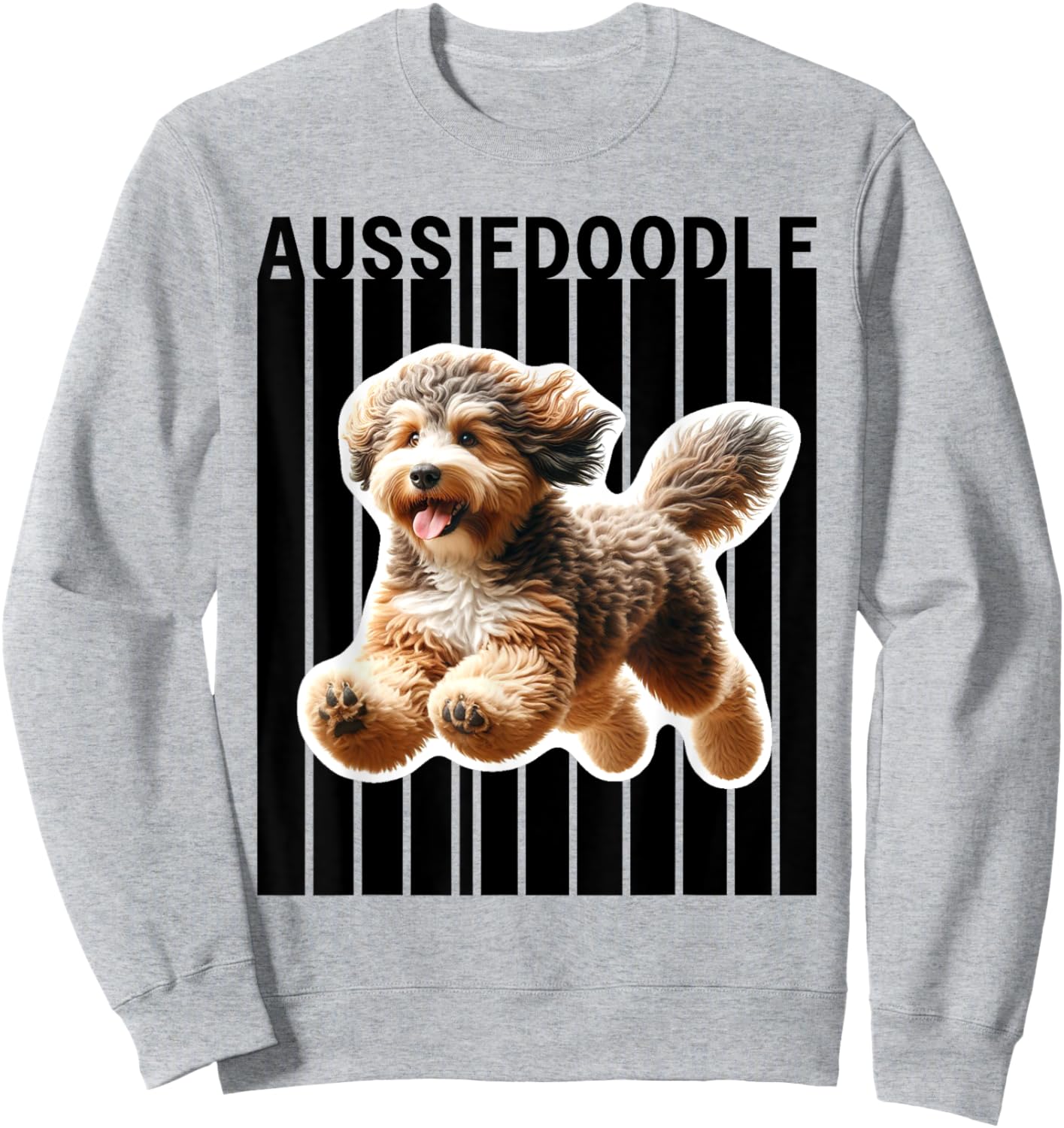 Aussiedoodle dog lovers Men Women Kids Sweatshirt - Sweatshirt | Ash