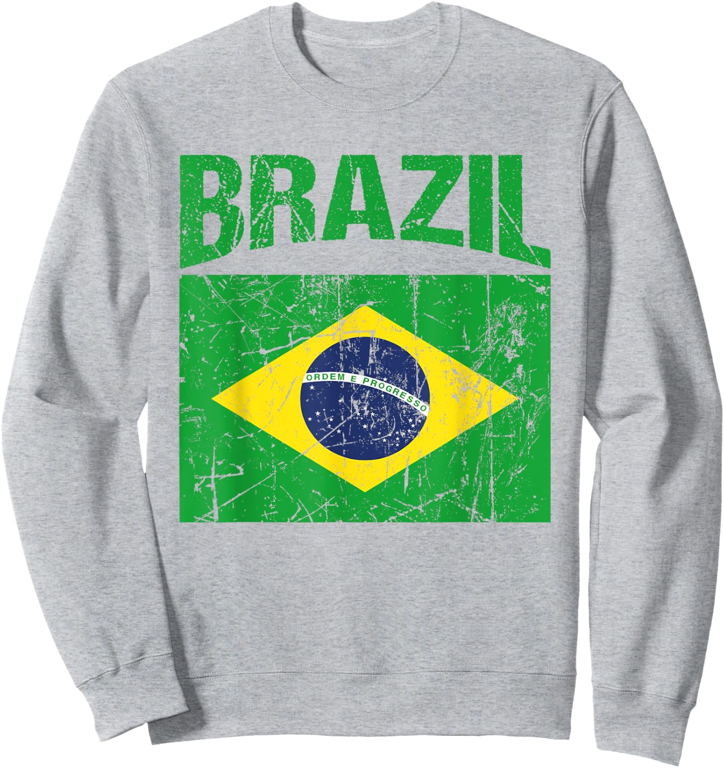 Brazilian Flag Brazil Women Men Kids Brasil Sweatshirt - Sweatshirt | Ash