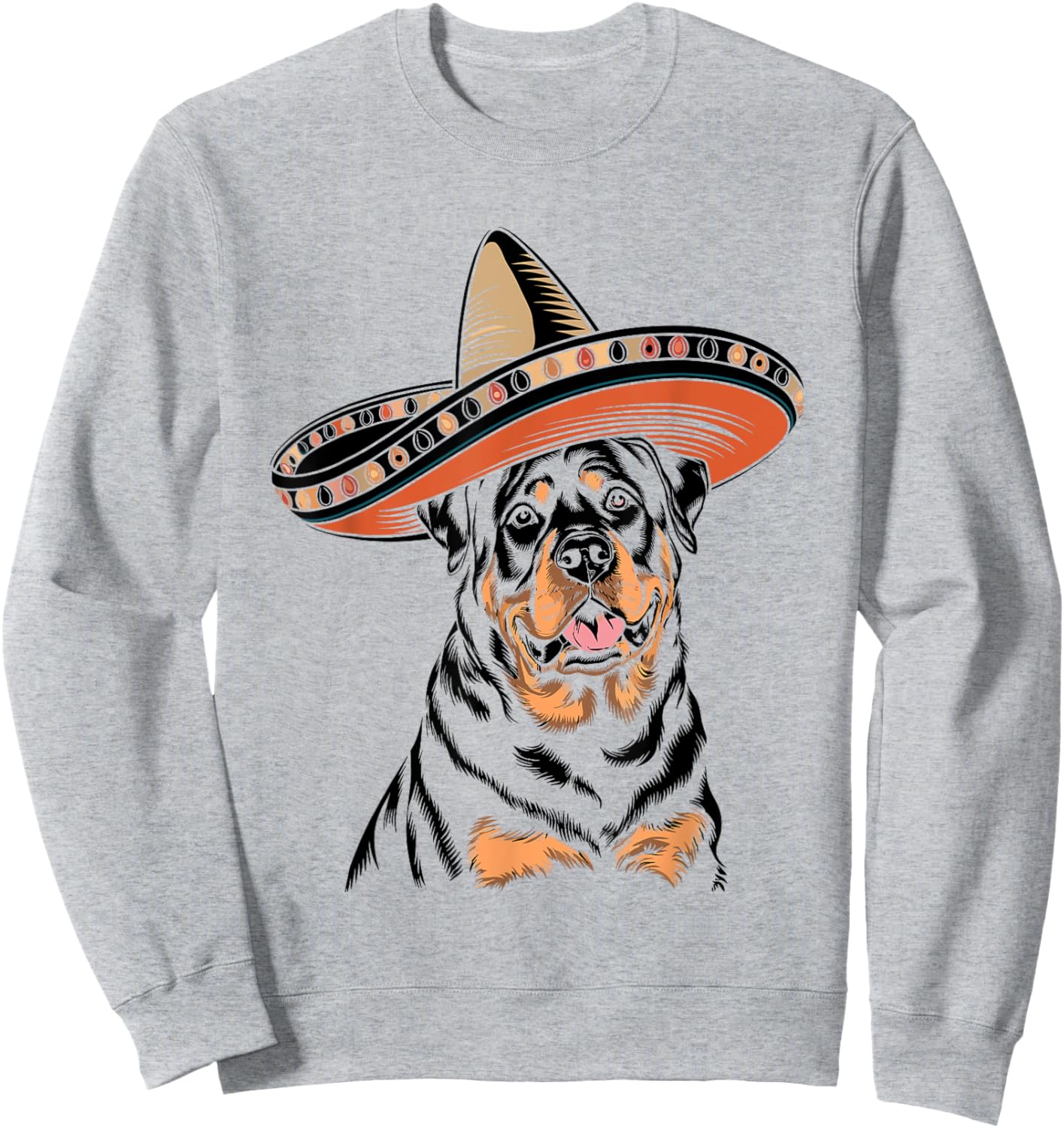 Rottweiler Mom Like A Regular Mom But Sweeter Rottie Sweatshirt - Sweatshirt | Ash