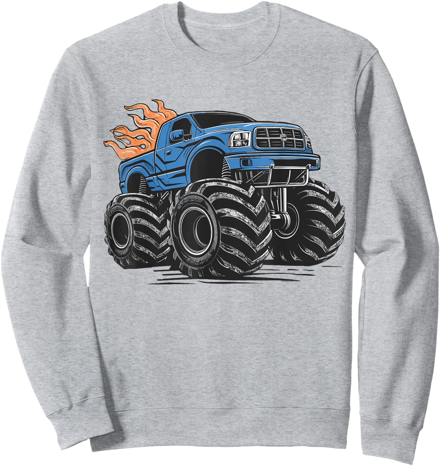 Monster Truck for toddlers Youth & Adults Sweatshirt - Sweatshirt | Ash