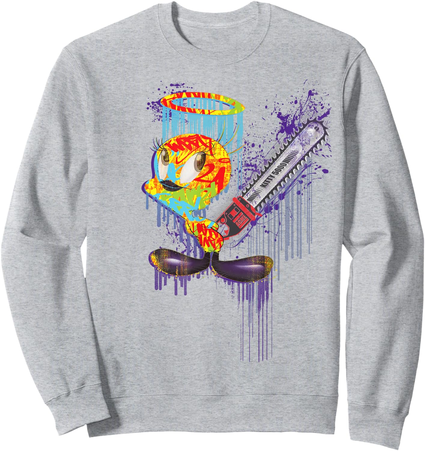 Looney Tunes Audacious Tweety Sweatshirt - Sweatshirt | Ash