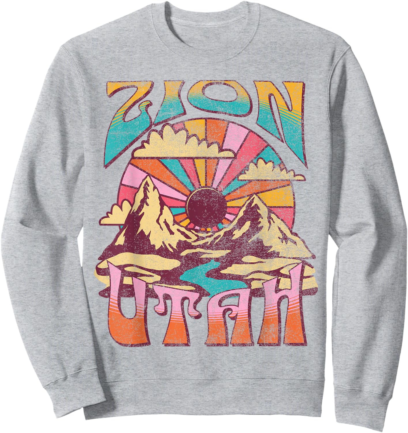 Zion National Park Sweatshirt - Sweatshirt | Ash