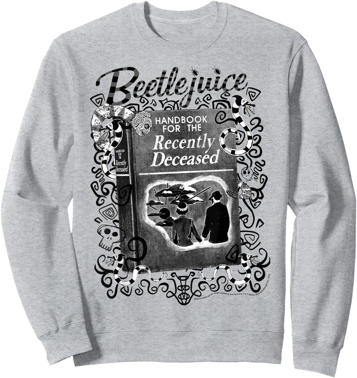 Beetlejuice Handbook for The Recently Deceased Sweatshirt - Sweatshirt | Ash