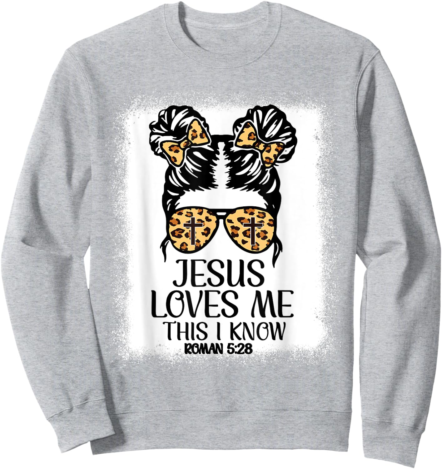 Kid Jesus Love Me This I Know You Toddler Women Christian Sweatshirt - Sweatshirt | Ash