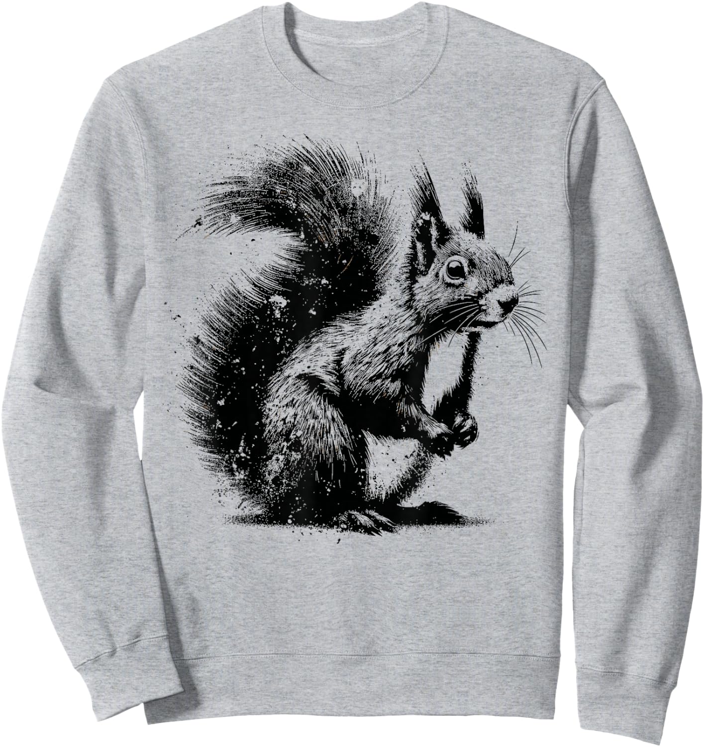 Edgy Grunge Aesthetic Squirrel Lover Shirt Edgy Squirrel Sweatshirt - Sweatshirt | Ash
