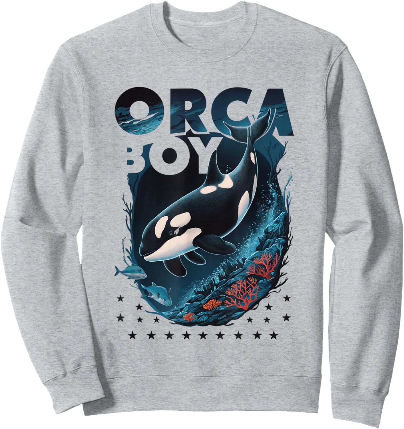 Orca Boy Sweatshirt - Sweatshirt | Ash