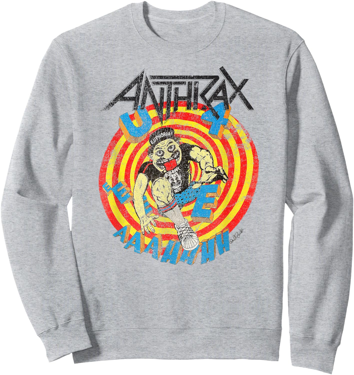 Anthrax – U4EAHHH Sweatshirt - Sweatshirt | Ash