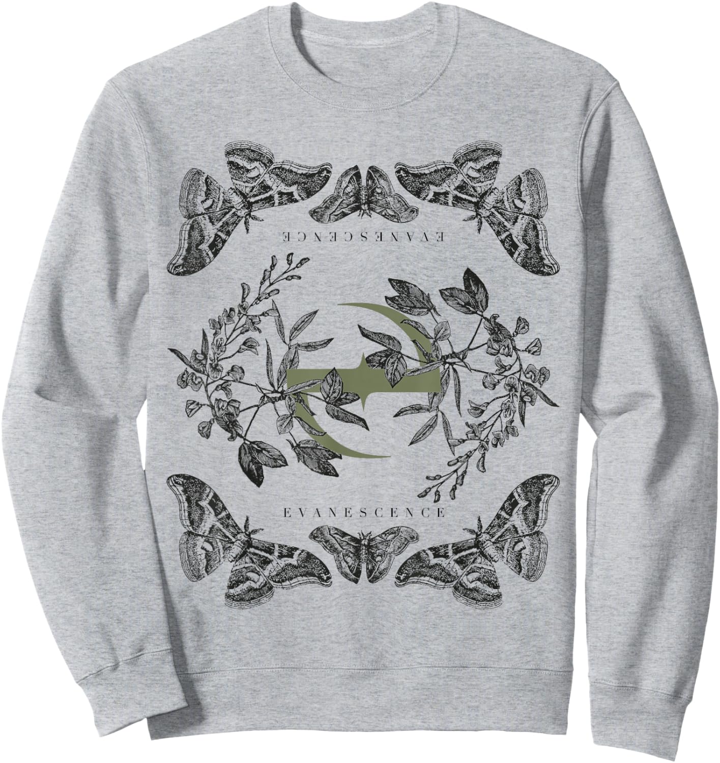 Evanescence – Synthesis Moth Sweatshirt - Sweatshirt | Ash