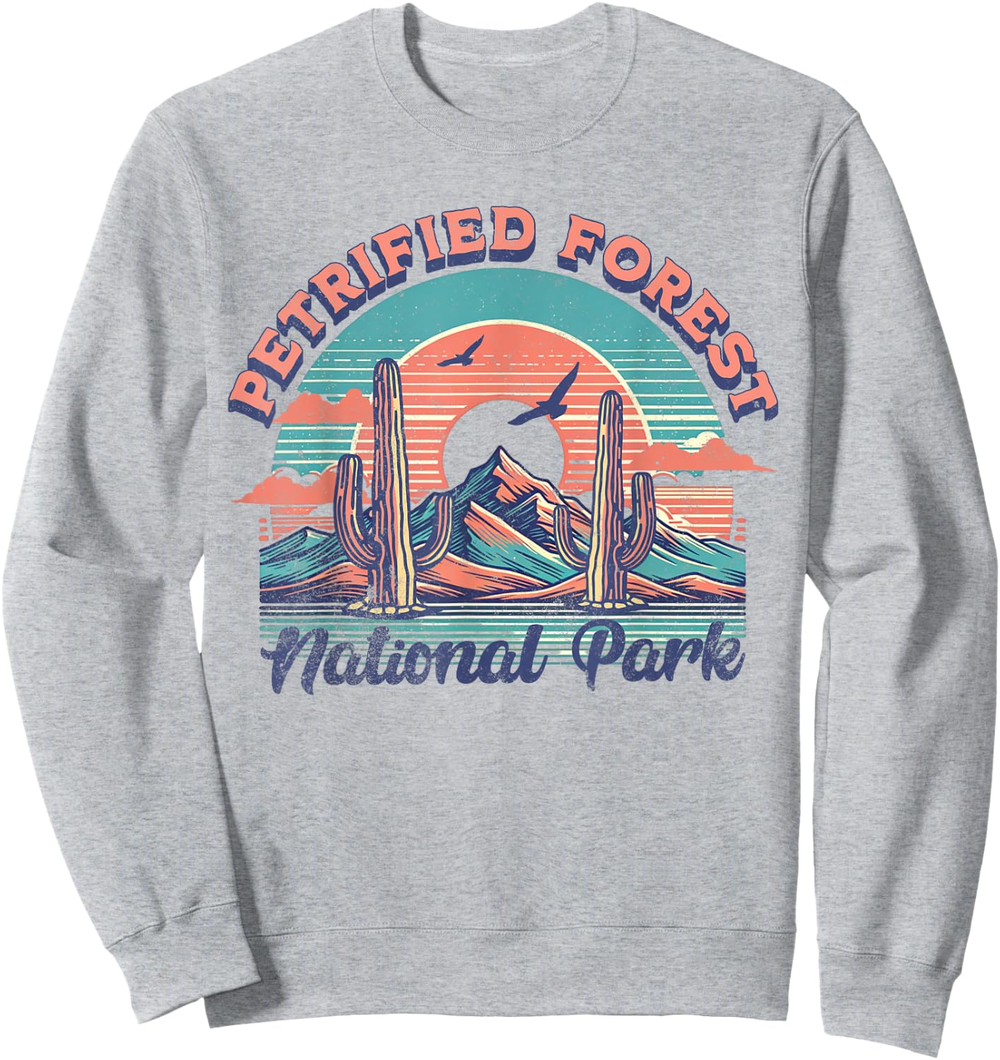 Petrified Forest National Park Sweatshirt - Sweatshirt | Ash