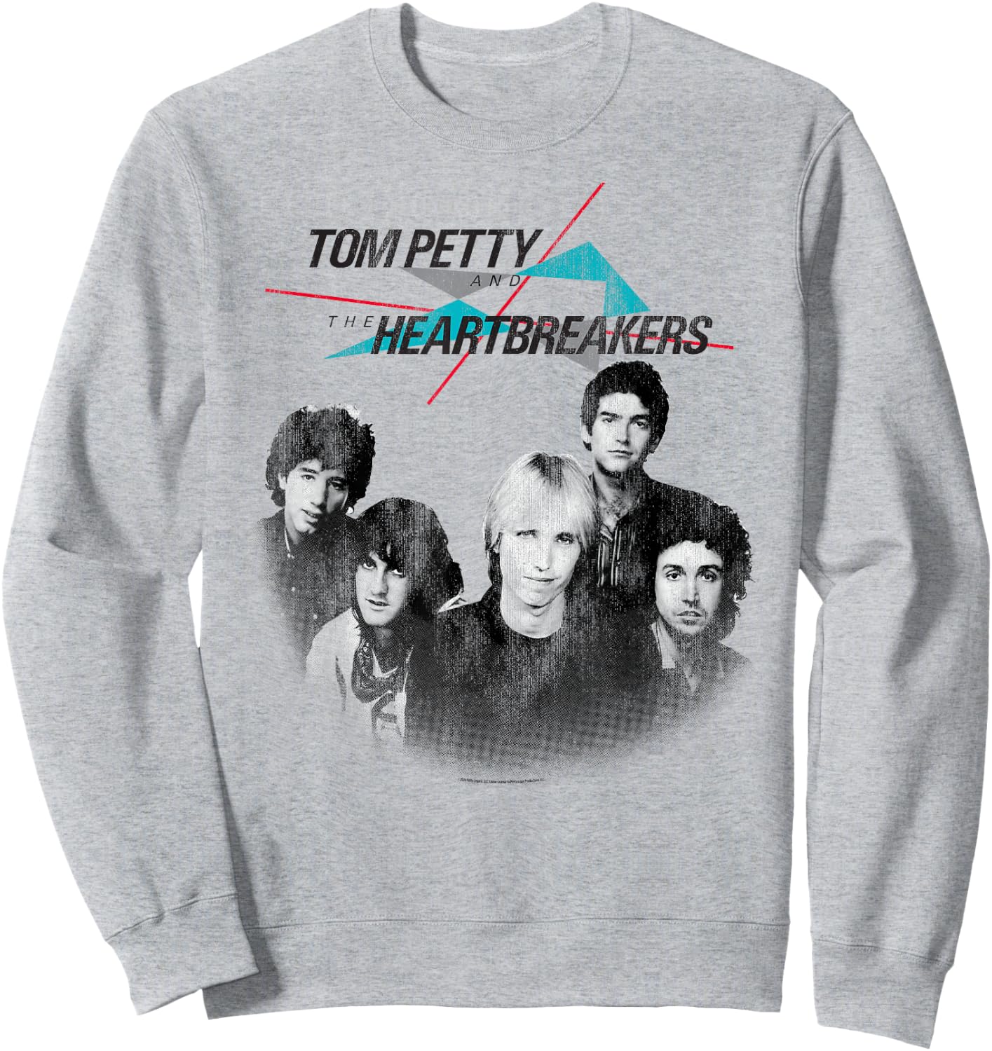 Tom Petty Long After Dark Band Photo Distressed Sweatshirt - Sweatshirt | Ash