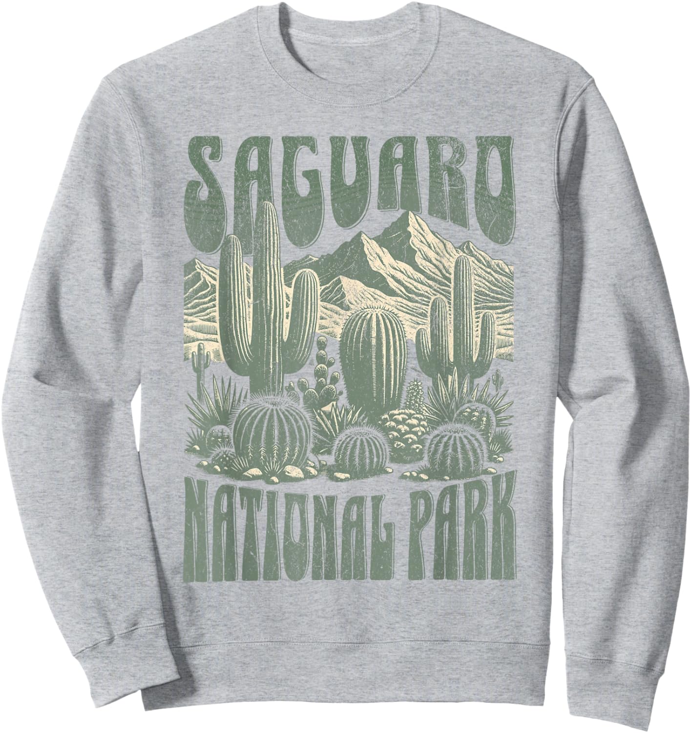 Saguaro National Park Sweatshirt - Sweatshirt | Ash