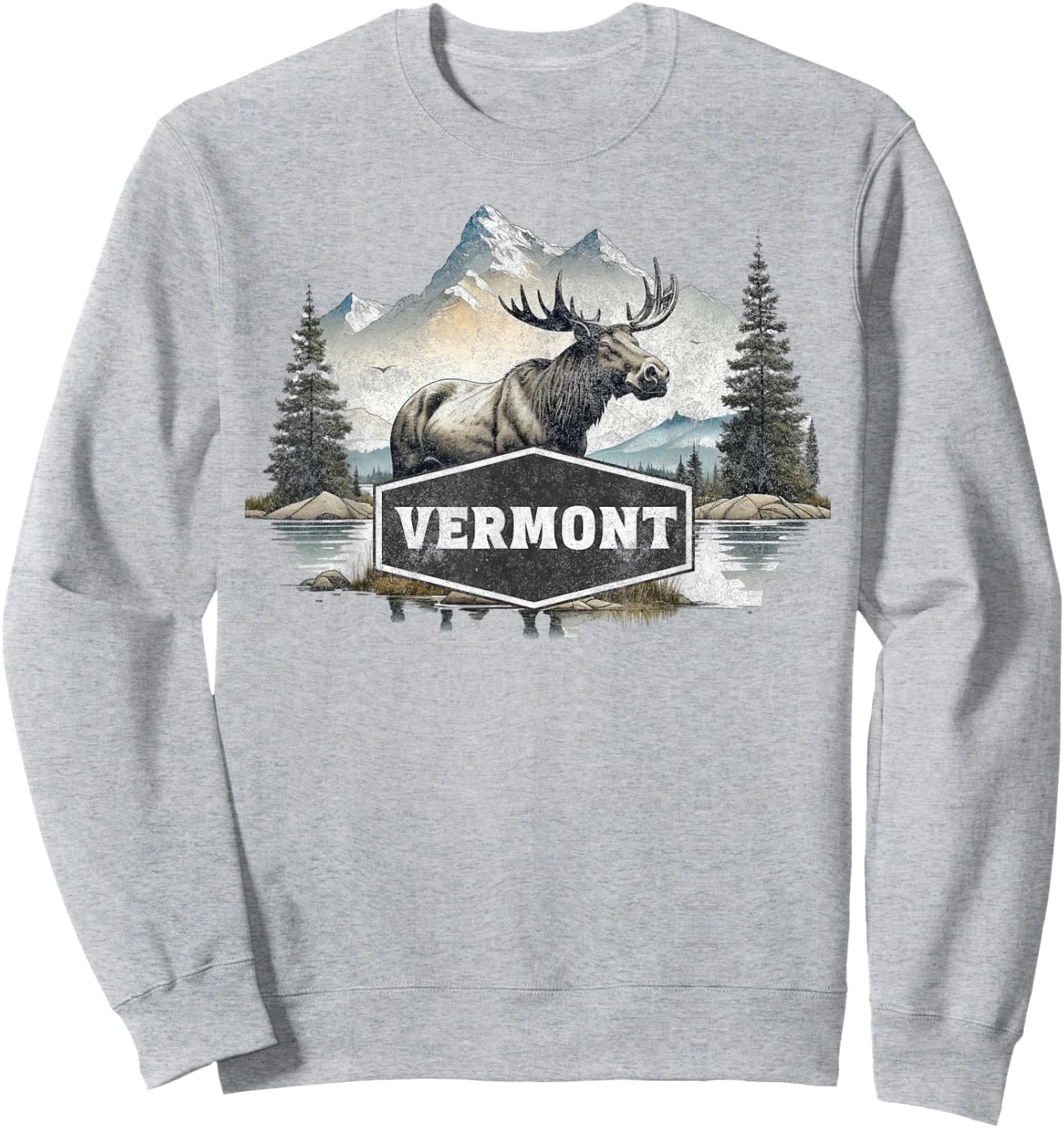 Vermont Sweatshirt - Sweatshirt | Ash