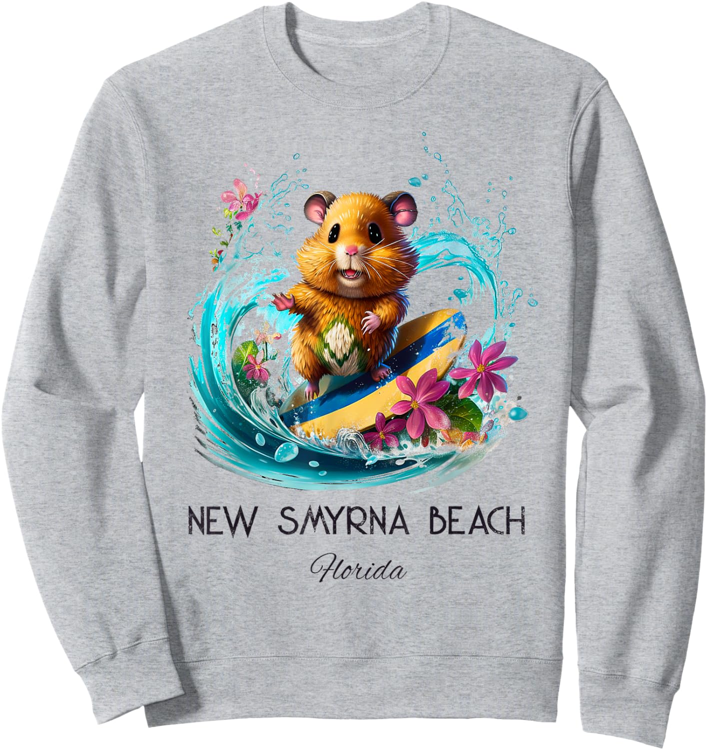 New Smyrna Beach Florida Sweatshirt - Sweatshirt | Ash