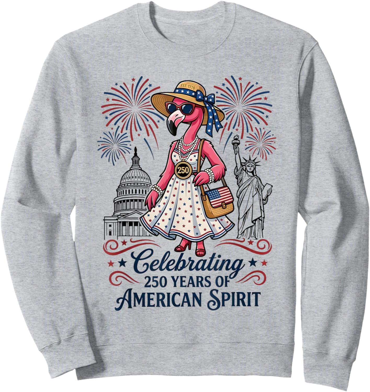 of American Spirit Sweatshirt - Sweatshirt | Ash