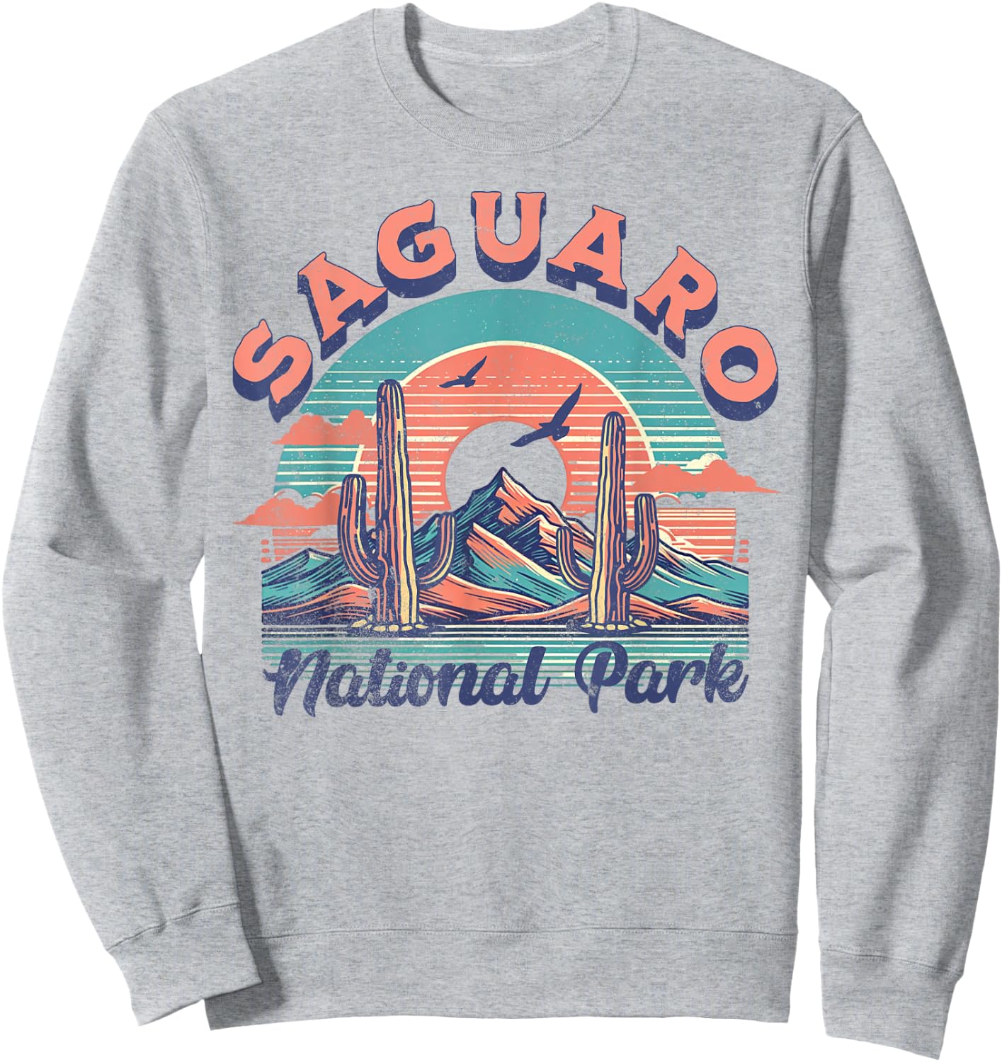Saguaro National Park Sweatshirt - Sweatshirt | Ash