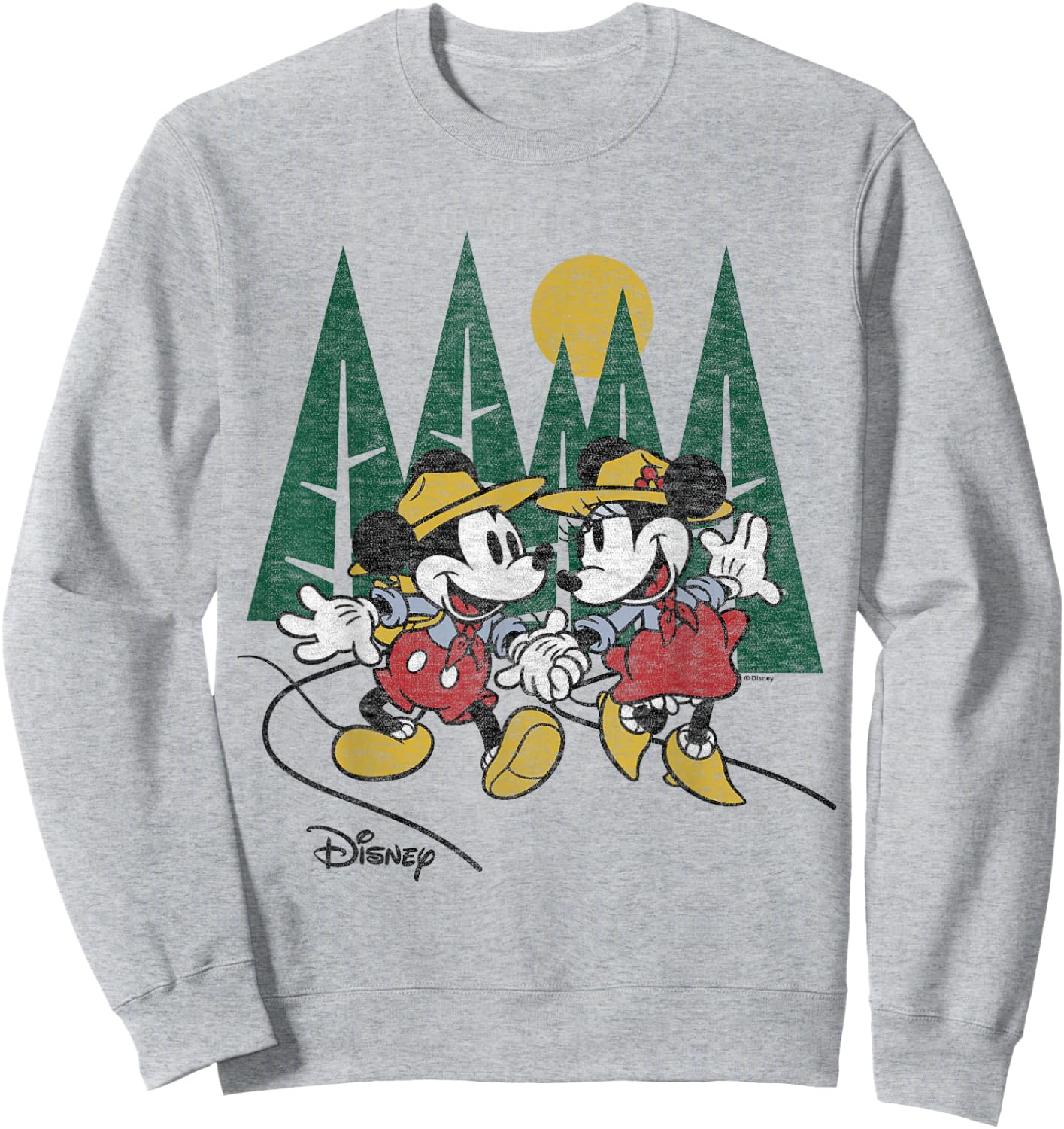 Disney - Mickey Minnie Hiking Sweatshirt - Sweatshirt | Ash