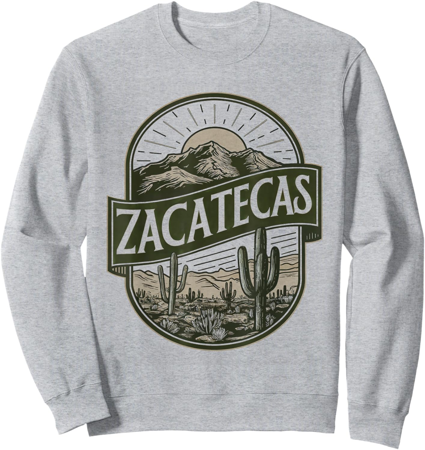 Zacatecas Mexico Souvenir Sweatshirt - Sweatshirt | Ash