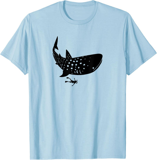 Diving With Whale Sharks Whale Shark T-Shirt - T-Shirt | Light Blue