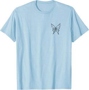 Origami butterfly T-Shirt - T-Shirt | Light Blue