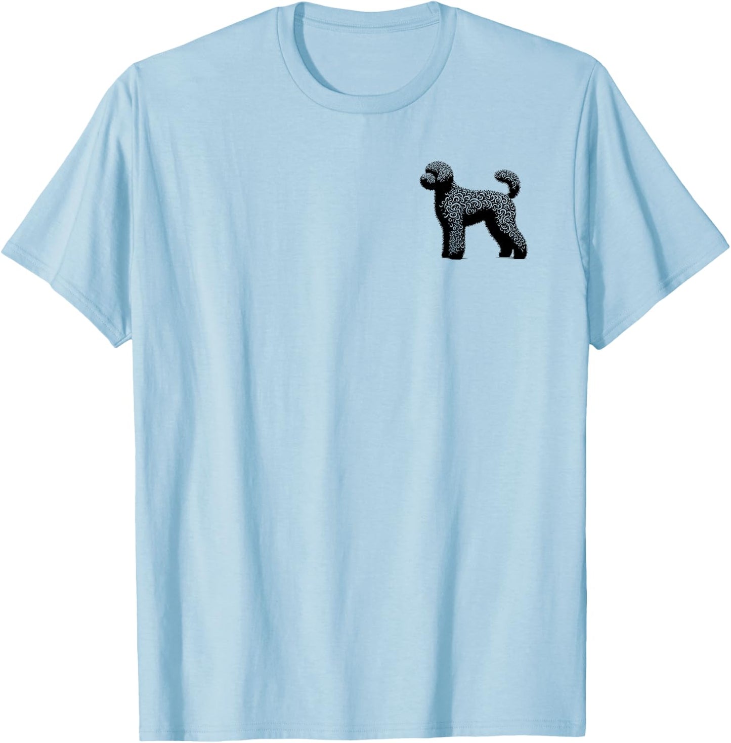 Dog Dad Mom Lover - Monochromatic Whoodle T-Shirt - T-Shirt | Light Blue