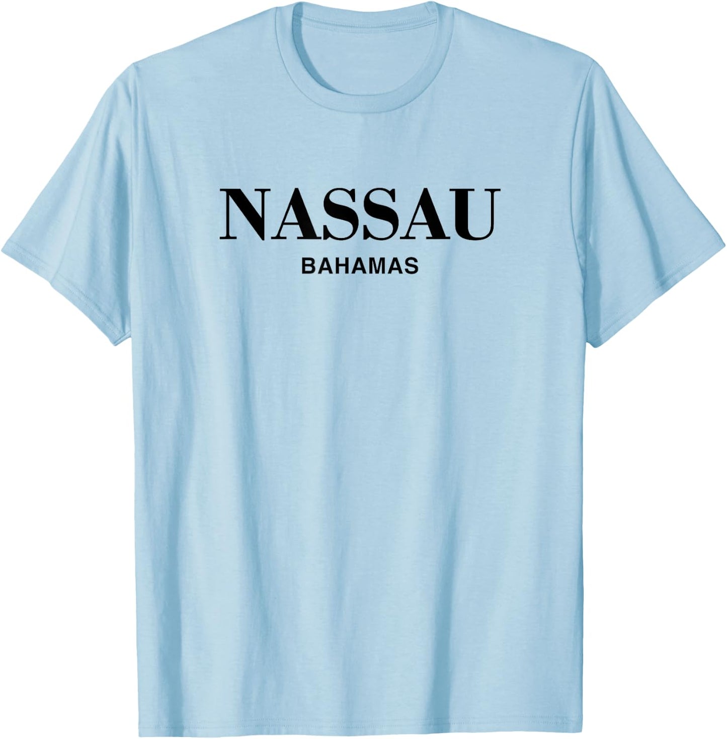 Nassau Bahamas Preppy Retro Throwback Cruise Souvenir T-Shirt - T-Shirt | Light Blue