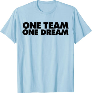 One Team One Dream T-Shirt - T-Shirt | Light Blue