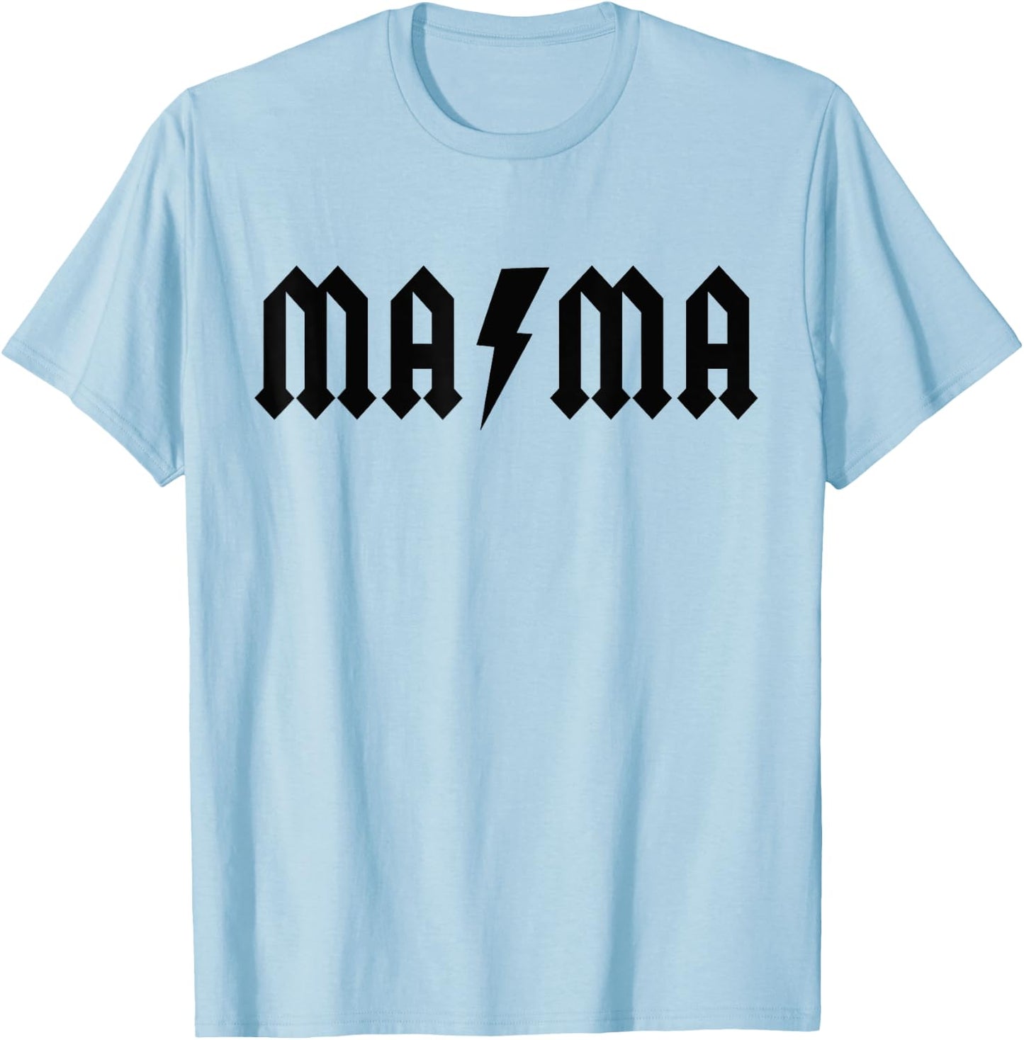 Rock n Roll Mama Birthday Rock Star Matching Family T-Shirt - T-Shirt | Light Blue