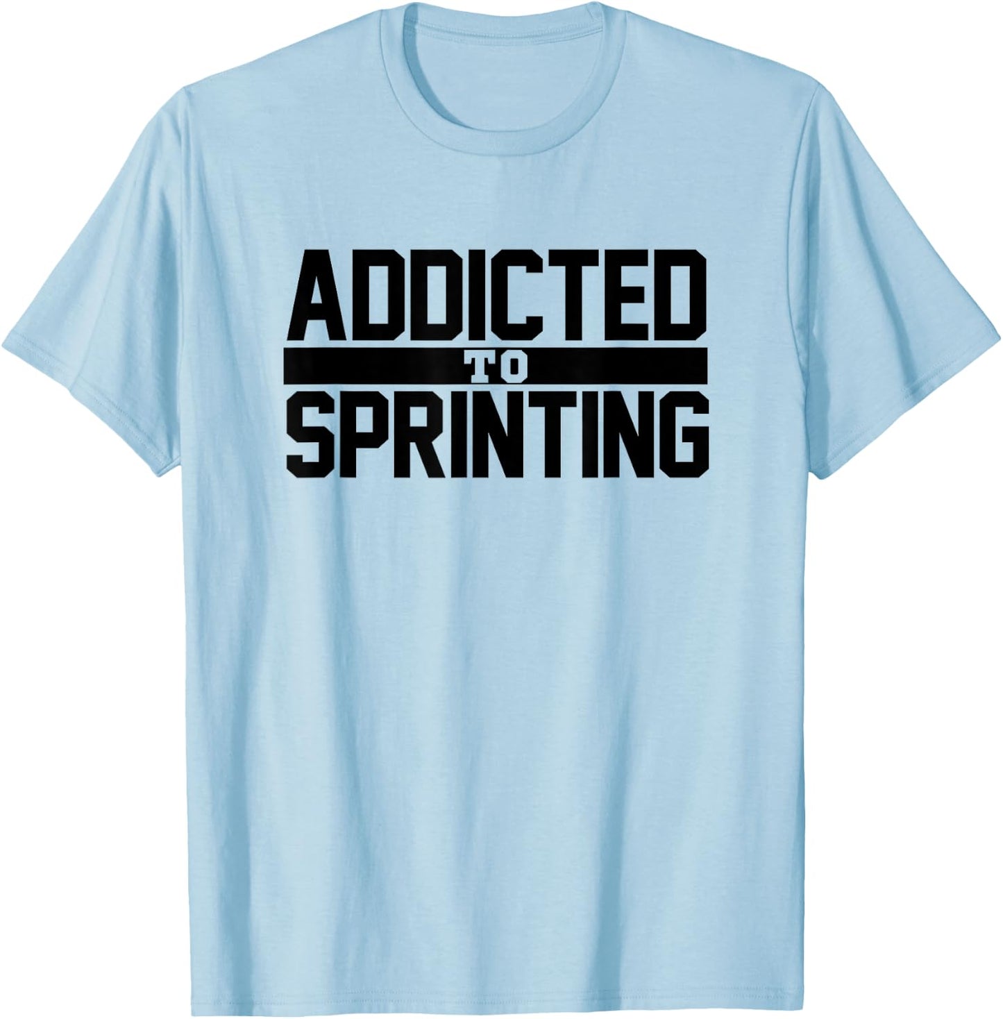 Track and Field, Sprinters, Sprinting T-Shirt - T-Shirt | Light Blue