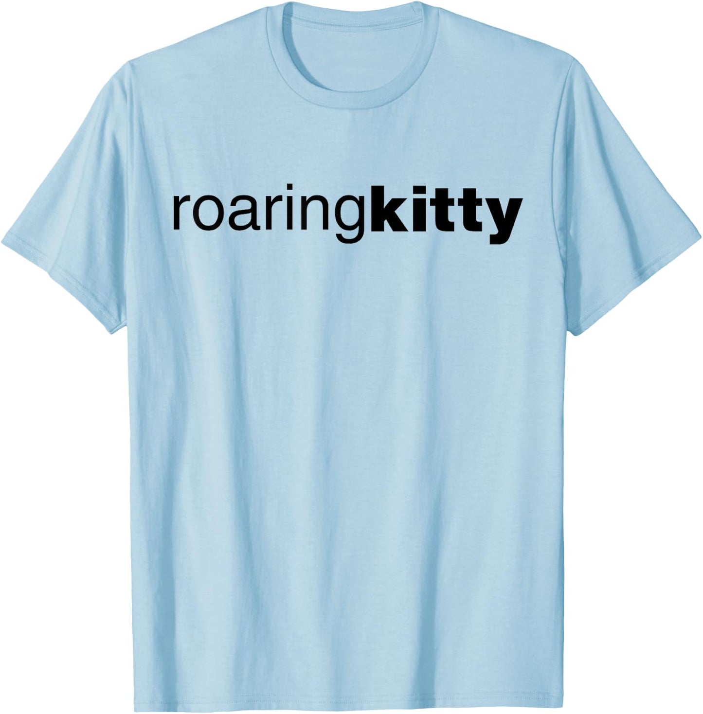 Roaring Kitty T-Shirt - T-Shirt | Light Blue