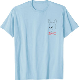 JUNI Desert Fox T-Shirt - T-Shirt | Light Blue