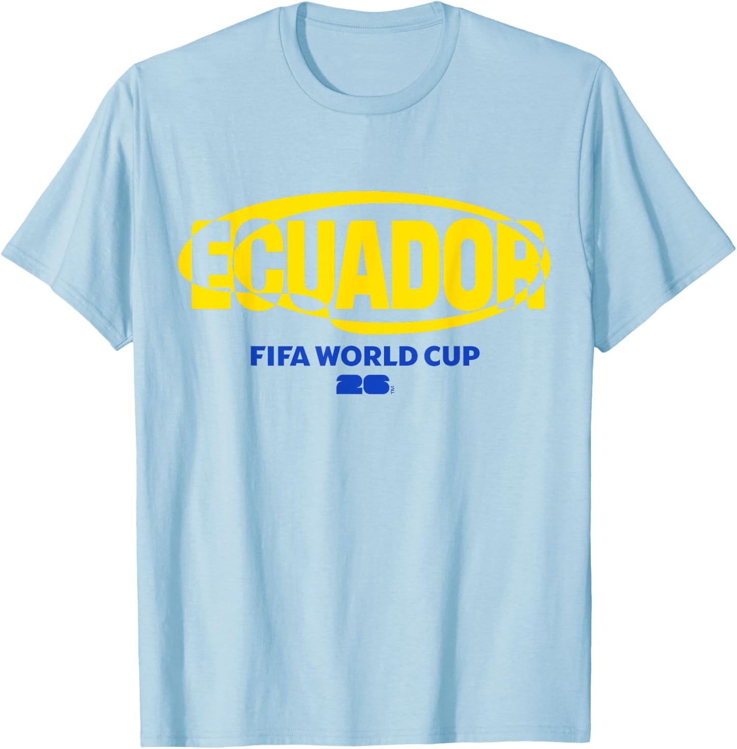 FIFA World CUP26 Qualifier Ecuador Team Color T-Shirt - T-Shirt | Light Blue