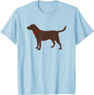 Labrador Retriever, Chocolate Lab T-Shirt - T-Shirt | Light Blue