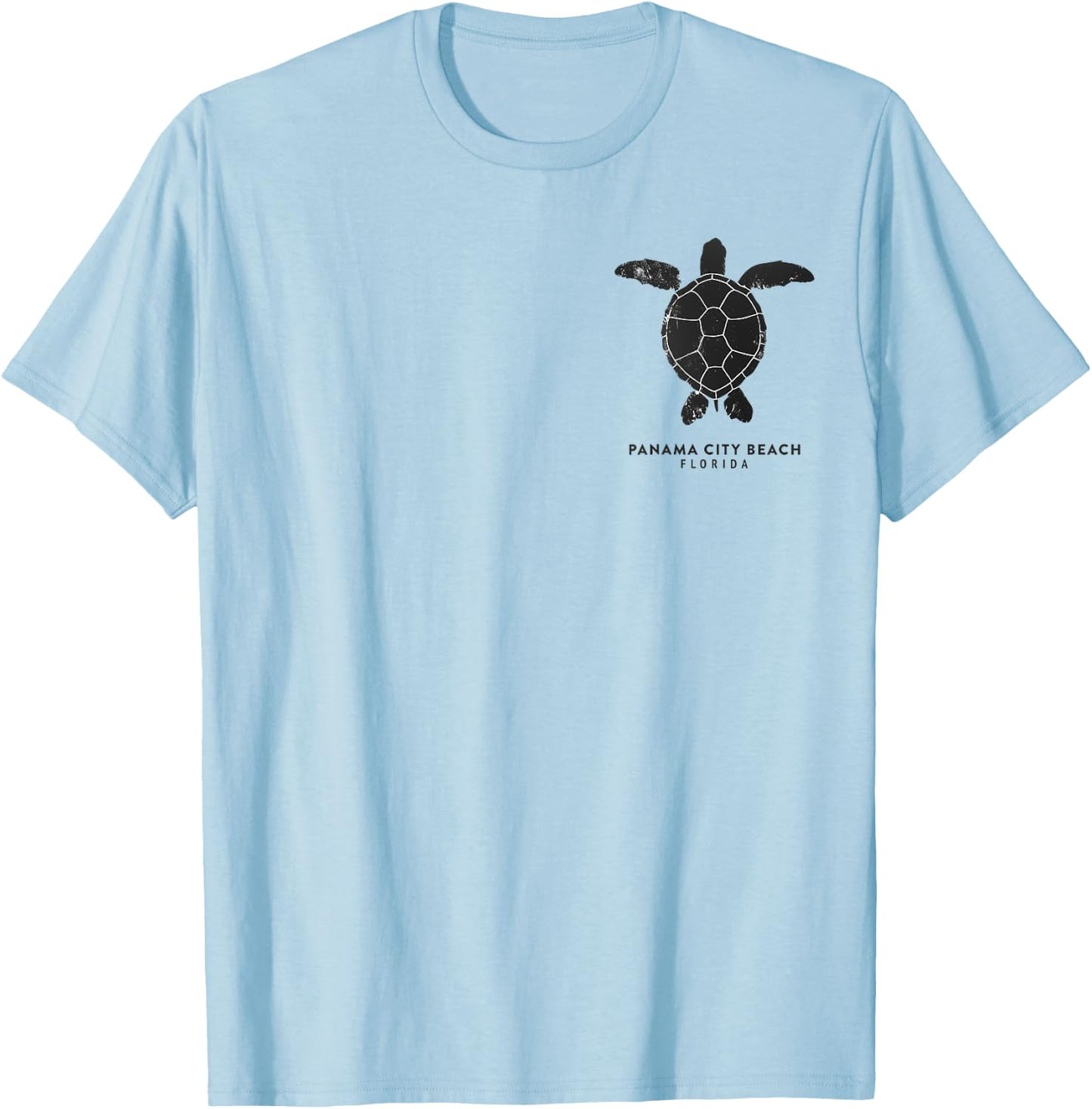Panama City Beach Florida FL Diving Vacation Sea Turtle T-Shirt - T-Shirt | Light Blue