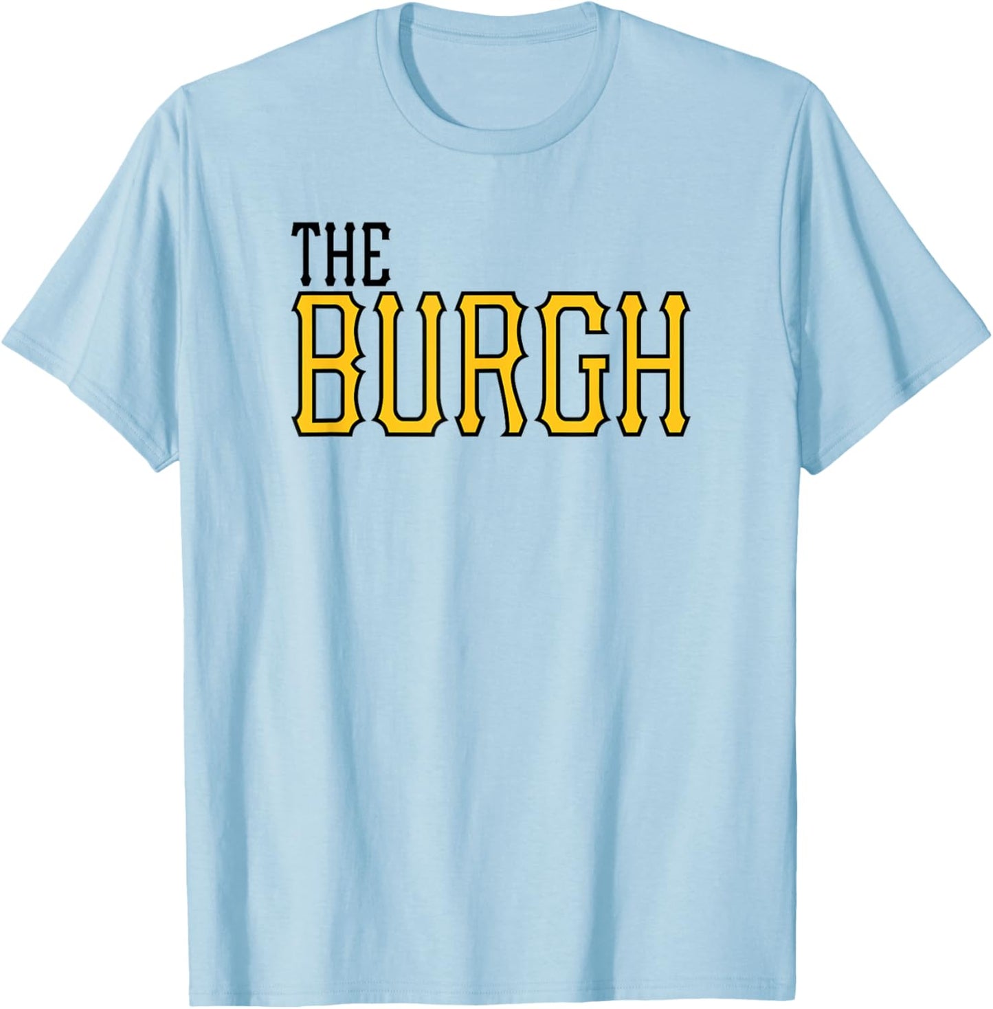TeflonDesign Men's Grey Classic Fit Baseball T-Shirt - T-Shirt | Light Blue