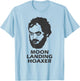 Moon Landing Hoaxer Conspiracy T-Shirt - T-Shirt | Light Blue