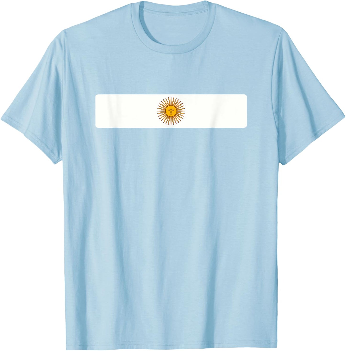 Argentine Flag of Argentina Souvenir Argentinian Women Men T-Shirt - T-Shirt | Light Blue