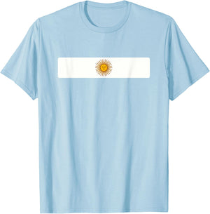 Argentine Flag of Argentina Souvenir Argentinian Women Men T-Shirt - T-Shirt | Light Blue
