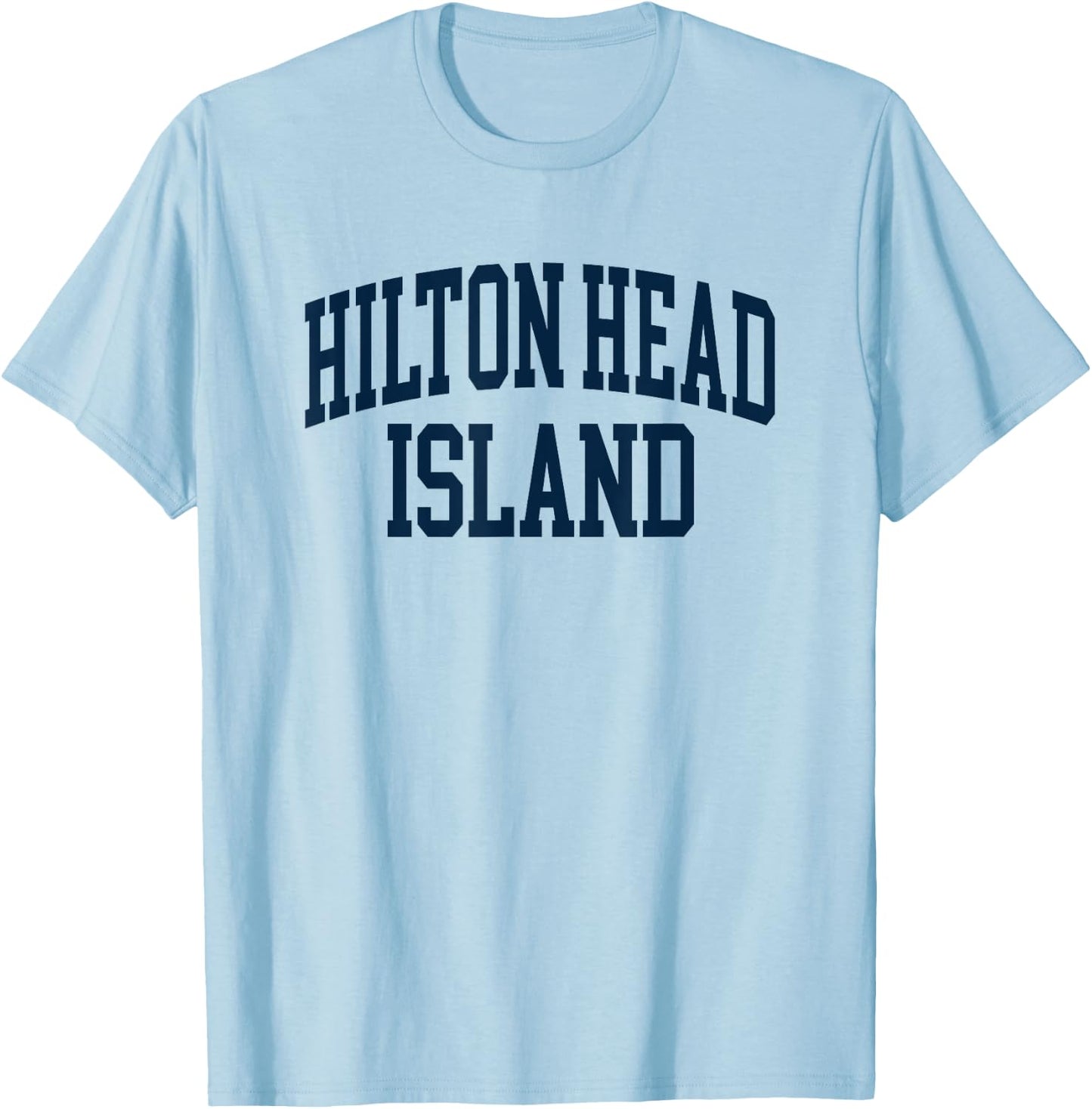 Hilton Head South Carolina Souvenir Retro Preppy Throwback T-Shirt - T-Shirt | Light Blue