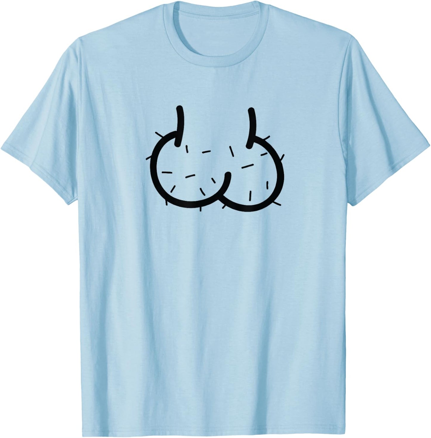 Funny Inappropriate - Ballsack T-Shirt - T-Shirt | Light Blue