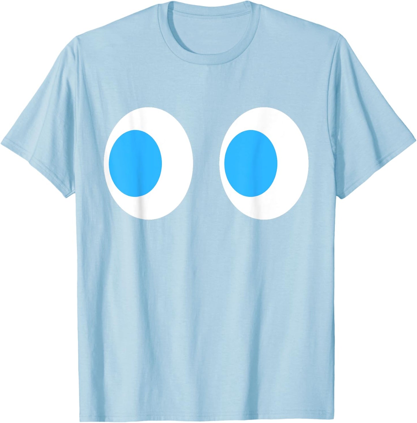 DIY Arcade Game Ghost Eyes Halloween Group Costume T-Shirt - T-Shirt | Light Blue