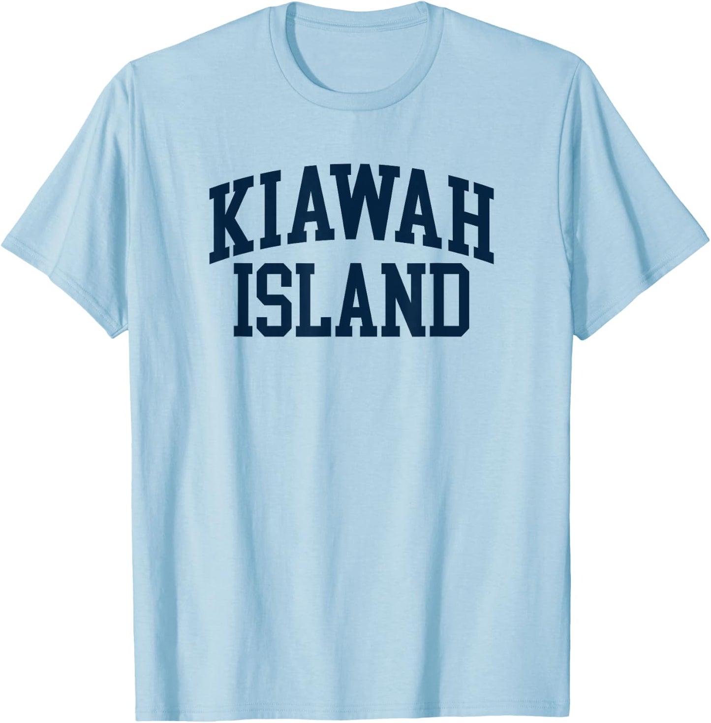 Kiawah Island South Carolina Souvenir Retro Preppy Throwback T-Shirt - T-Shirt | Light Blue