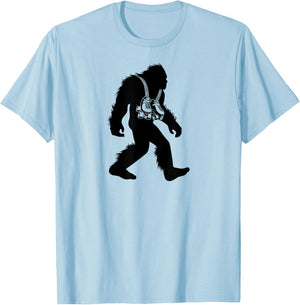 Bigfoot Rollerskate , Sasquatch Retro Skating Shirt Gift T-Shirt - T-Shirt | Light Blue