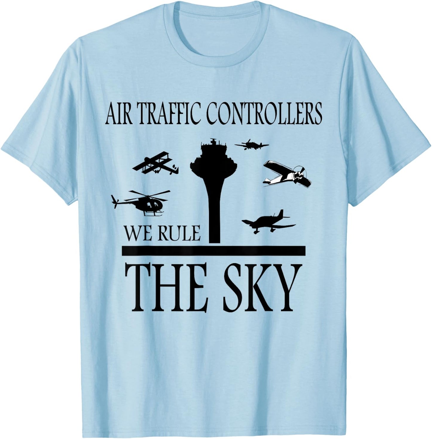 Aviation Air Traffic Controller ATC T-Shirt - T-Shirt | Light Blue