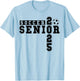 Soccer Senior Night Soccer Senior 2025 Graduation 26 T-Shirt - T-Shirt | Light Blue