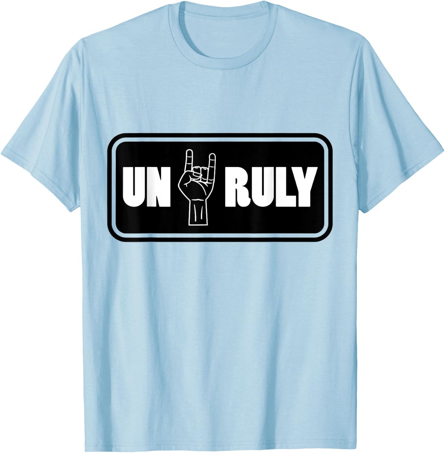 Unruly Jamaican Dancehall Reggae Music Island T-Shirt - T-Shirt | Light Blue