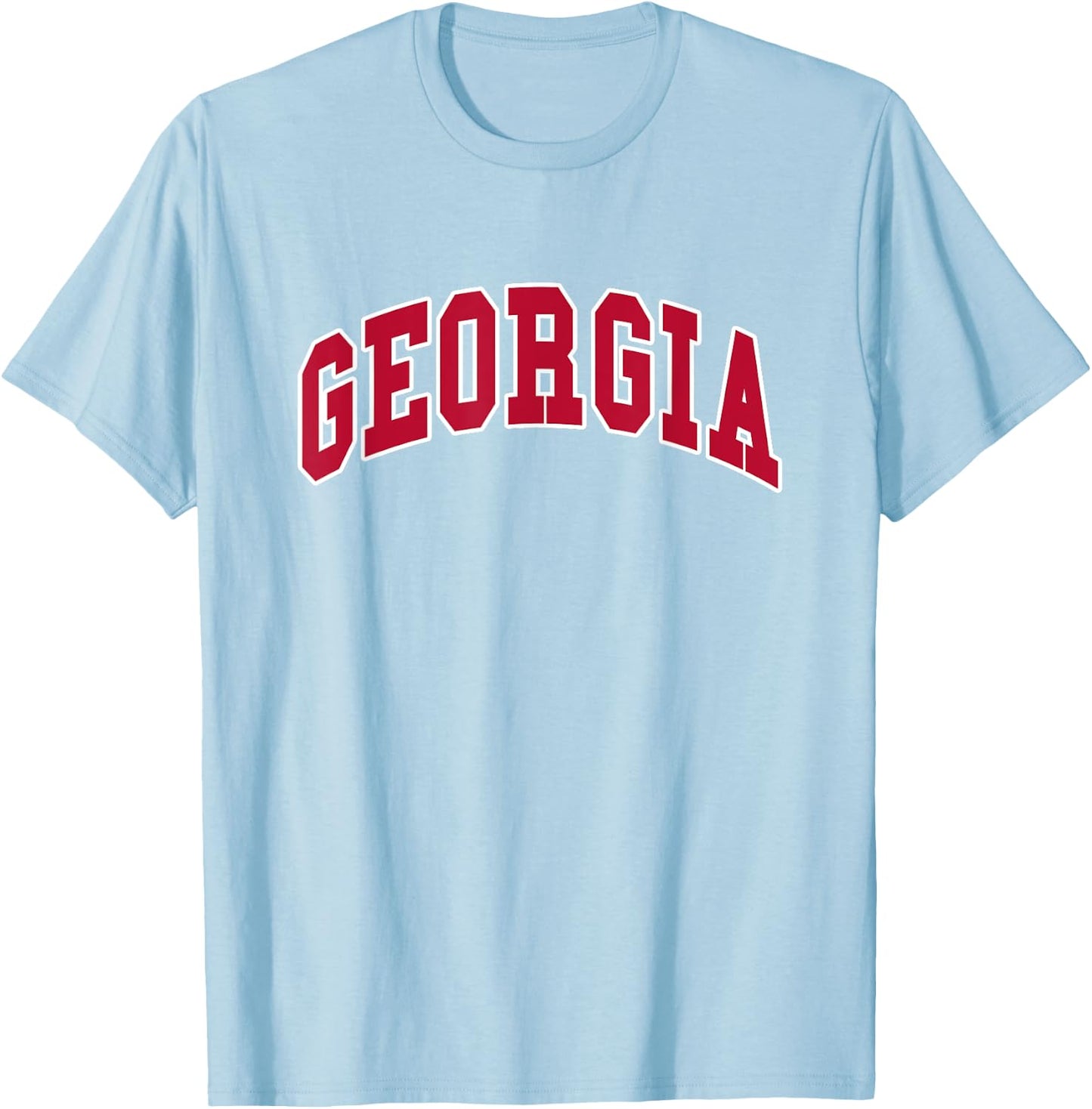 GEORGIA - Throwback Design - Classic T-Shirt - T-Shirt | Light Blue