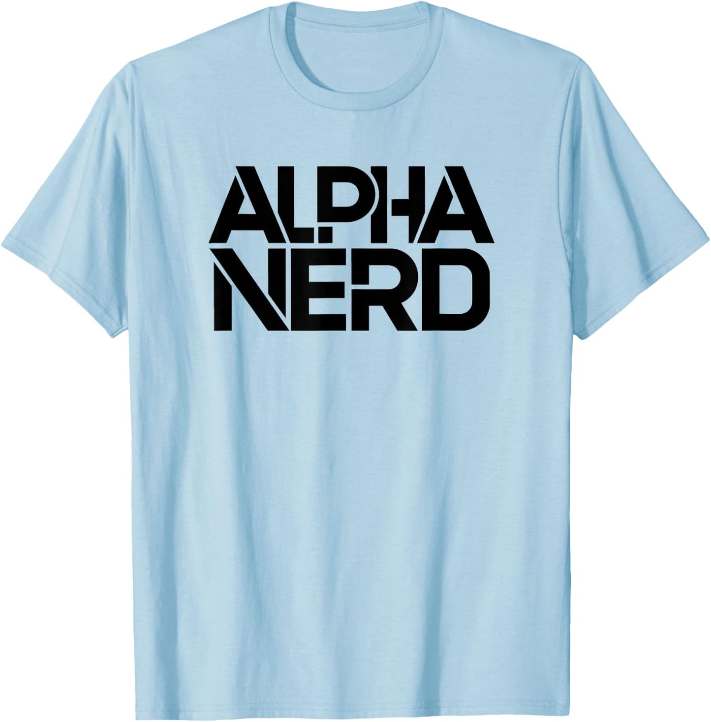 Alpha Nerd T-Shirt - T-Shirt | Light Blue