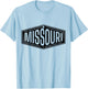 Missouri Show Me State US Est 1821 Travel Souvenir T-Shirt - T-Shirt | Light Blue